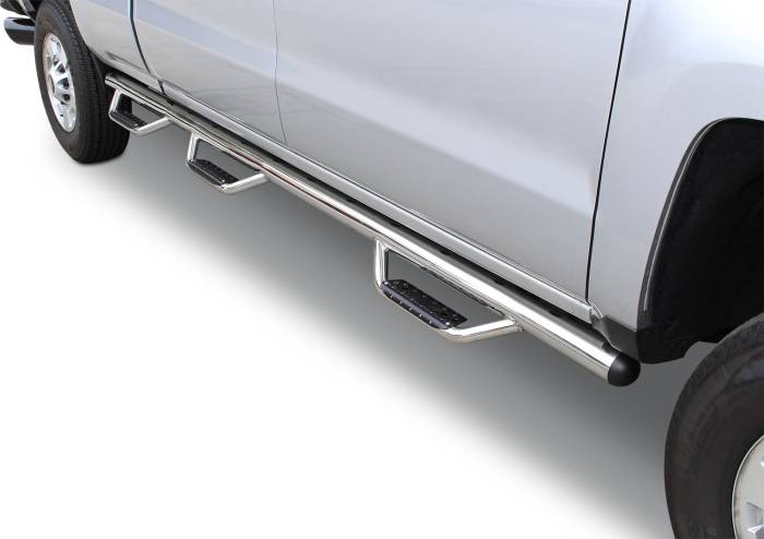 Go Rhino - Go Rhino - D362681PS - DOMINATOR D3 One Piece Wheel to Wheel SideSteps