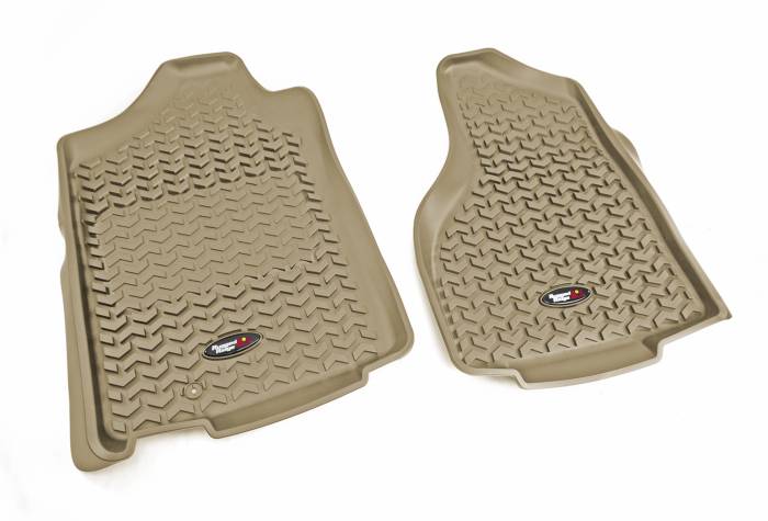 Rugged Ridge - Floor Liners, Front, Tan; 02-11 Dodge Ram 1500/2500/3500