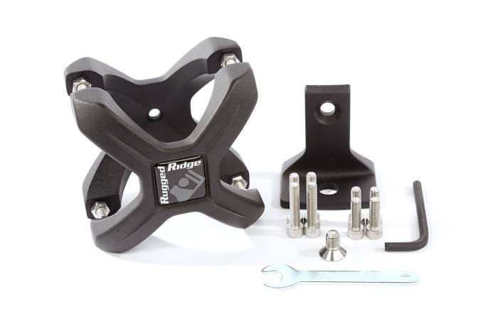 Rugged Ridge - X-Clamp, Textured Black, 2.25-3 Inches