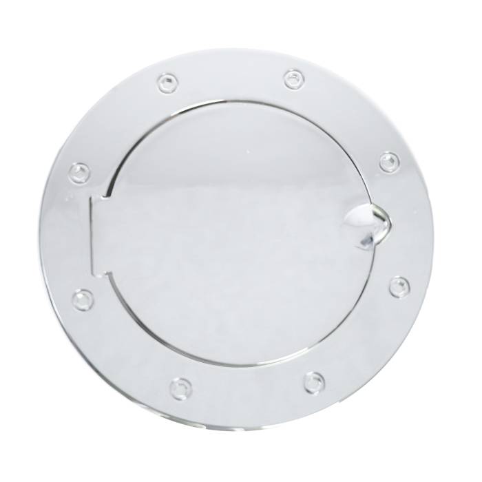 Rugged Ridge - Non-Locking Gas Cap Door, Stainless Steel; 07-16 Jeep Wrangler JK