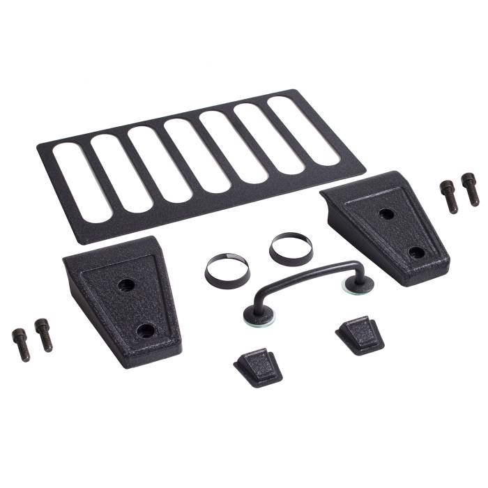 Rugged Ridge - Hood Dress Up Kit, Black; 13-16 Jeep Wrangler JK