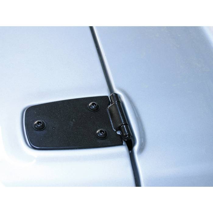 Rugged Ridge - Hood Hinges, Black; 76-95 Jeep CJ/Wrangler YJ