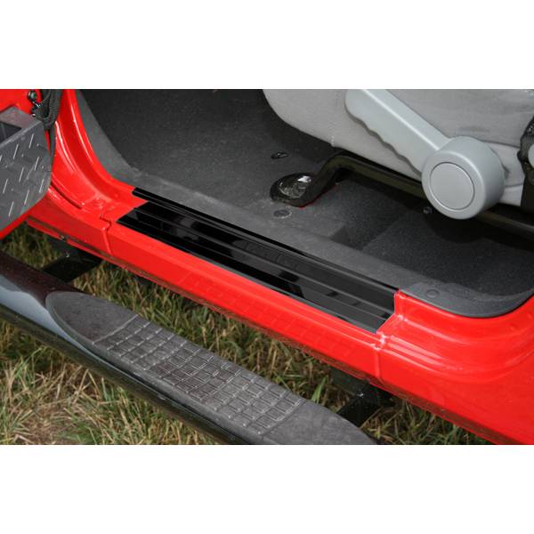 Rugged Ridge - Door Entry Guard Set, Black; 07-16 Jeep Wrangler JK