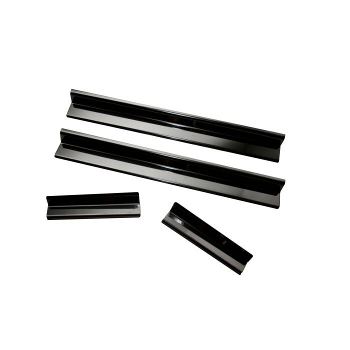 Rugged Ridge - Door Entry Guard Set, Black; 07-16 Jeep Wrangler JKU
