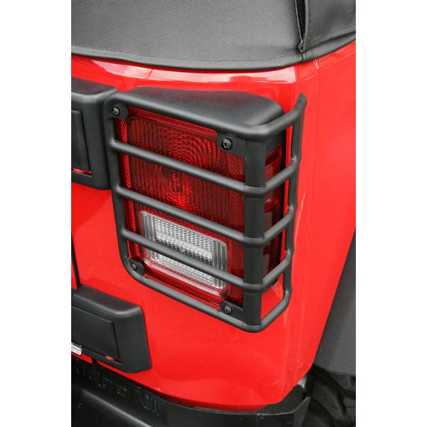 Rugged Ridge - Tail Light Euro Guards, Black; 07-16 Jeep Wrangler JK