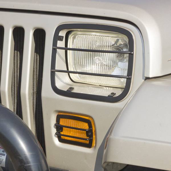 Rugged Ridge - Euro Guard Set, Headlight and Turn Signal; 87-95 Jeep Wrangler YJ
