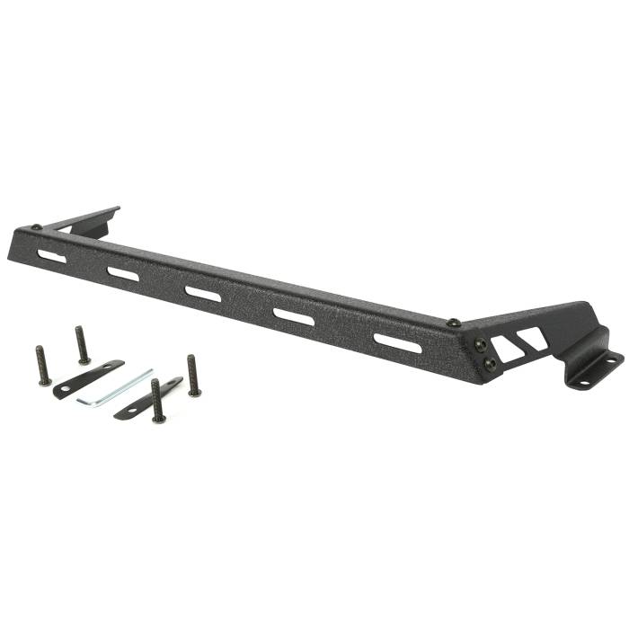 Rugged Ridge - Hood Light Bar, Textured Black; 07-16 Jeep Wrangler JK