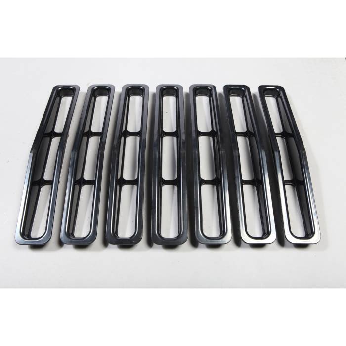 Rugged Ridge - Grille Inserts, Black; 87-95 Jeep Wrangler YJ