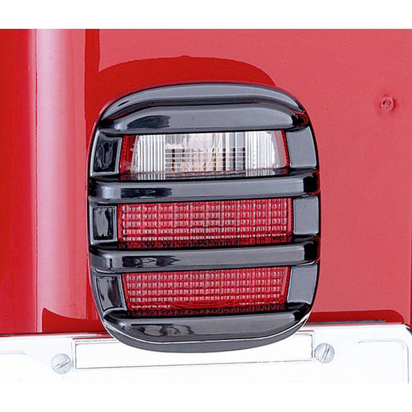 Rugged Ridge - Tail Light Guards, Smoke; 76-06 Jeep CJ/Wrangler YJ/TJ