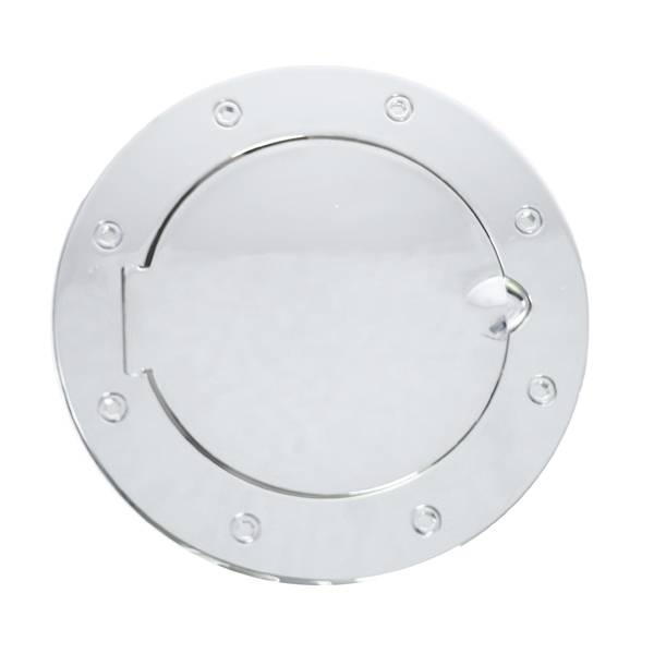 Rugged Ridge - Non-Locking Gas Cap Door, Chrome; 07-16 Jeep Wrangler JK