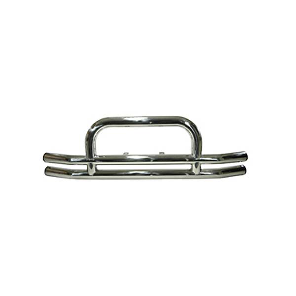 Rugged Ridge - Tube Front Bumper, 3 Inch, Stainless Steel; 55-06 Jeep Models