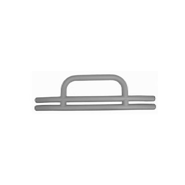 Rugged Ridge - Tube Front Bumper, 3 Inch, Titanium; 55-06 Jeep CJ/Wrangler YJ/TJ