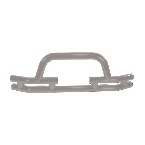 Rugged Ridge - Tube Frnt Winch Bumper, 3 Inch, Titanium; 76-06 Jeep CJ/Wrangler YJ/TJ