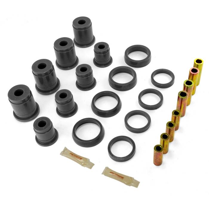Rugged Ridge - Control Arm Bushing Kit, Front, Black; 93-98 Jeep Grand Cherokee ZJ