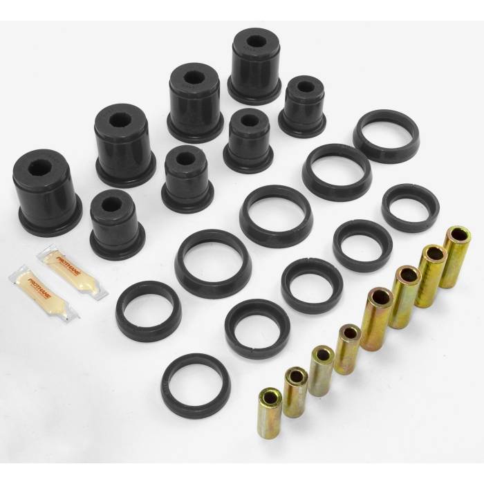 Rugged Ridge - Control Arm Bushing Kit, Front, Black; 97-06 Jeep Wrangler TJ