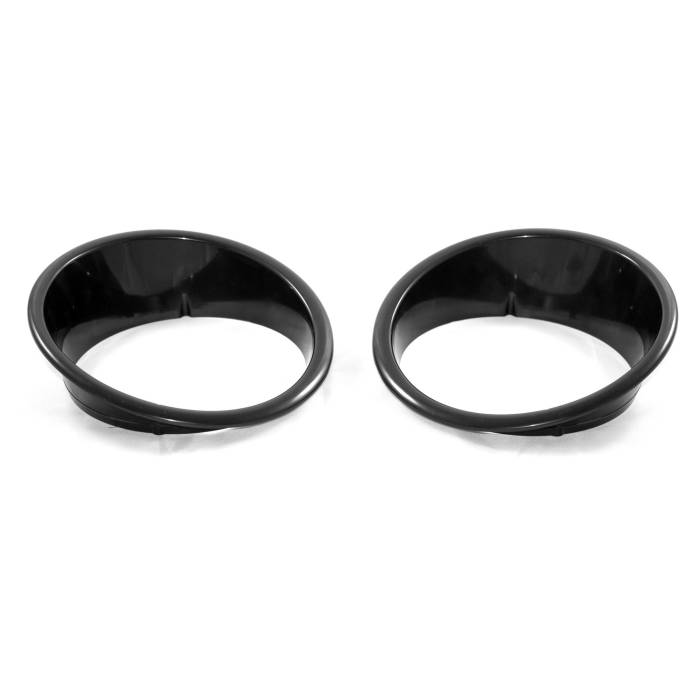 Rugged Ridge - Headlight Bezels, Black; 07-16 Jeep Wrangler JK