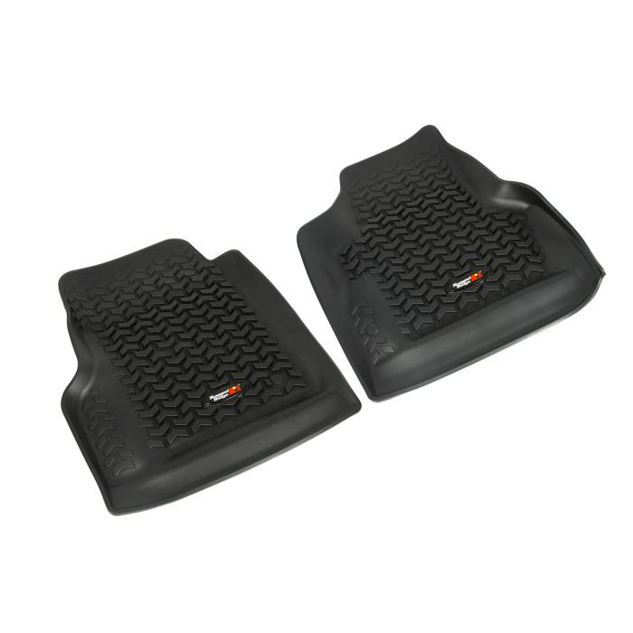 Rugged Ridge - Floor Liners, Front, Pair, Black; 97-06 Jeep Wrangler TJ