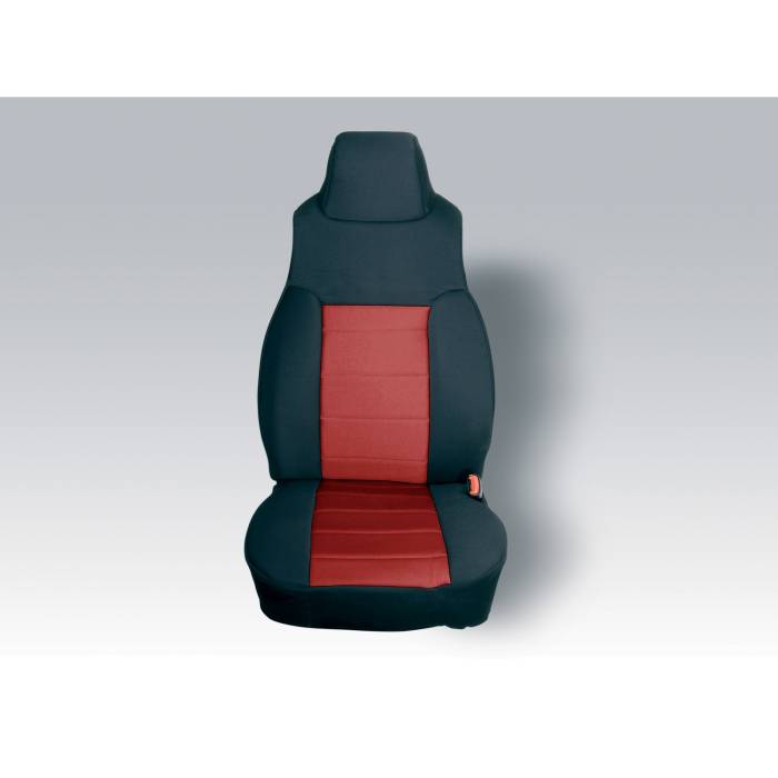 Rugged Ridge - Neoprene Front Seat Covers, Red; 91-95 Jeep Wrangler YJ