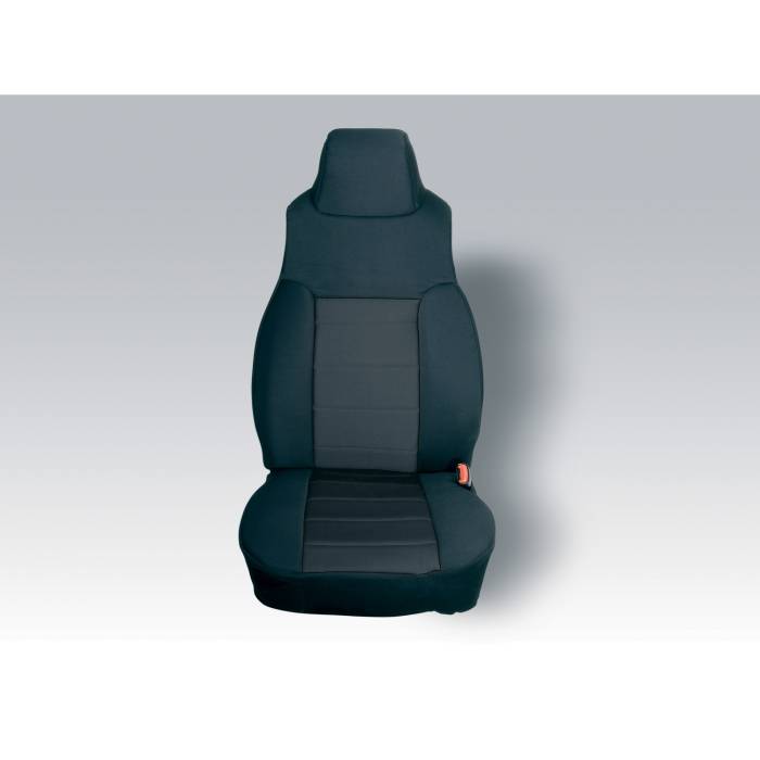 Rugged Ridge - Fabric Front Seat Covers, Black; 97-02 Jeep Wrangler TJ