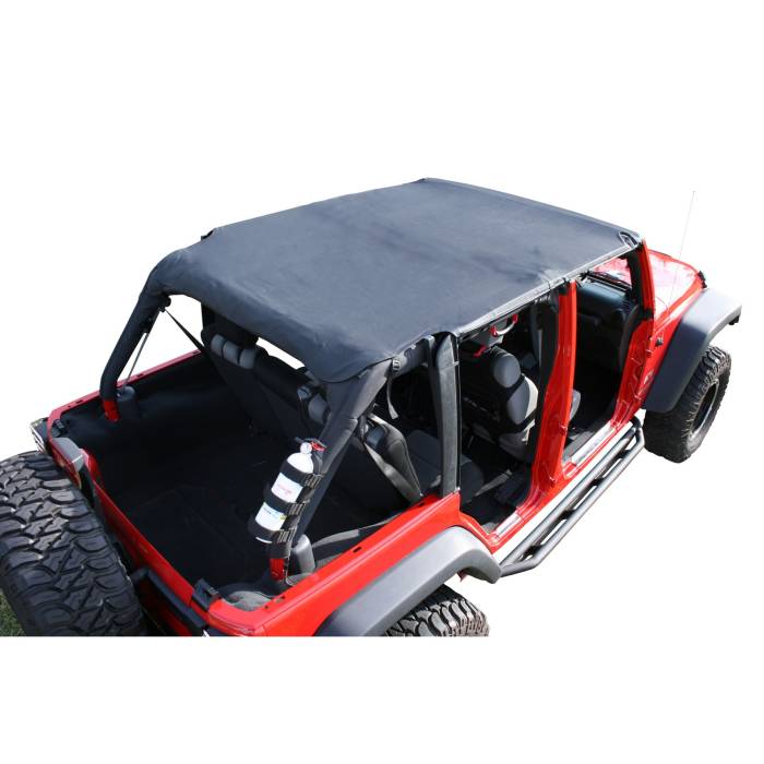 Rugged Ridge - Island Pocket Topper, Black; 07-09 Jeep Wrangler JKU