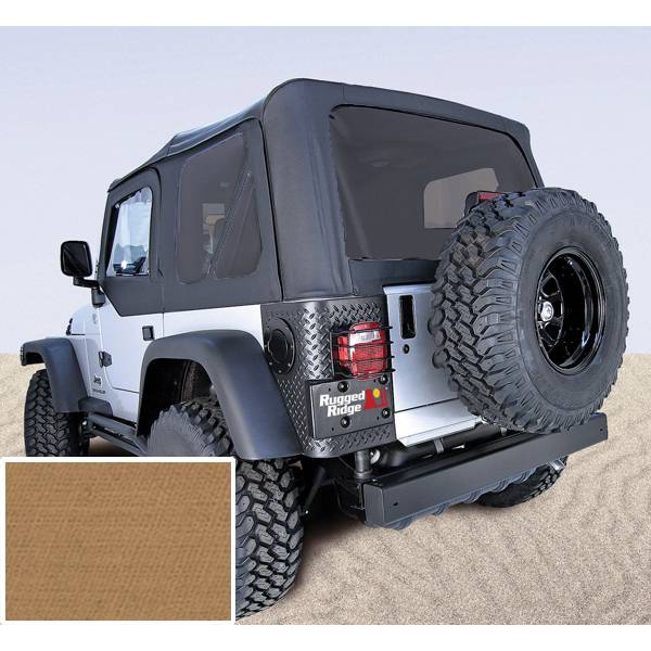 Rugged Ridge - Soft Top, Door Skins, Spice, Tinted Windows; 97-02 Jeep Wrangler TJ