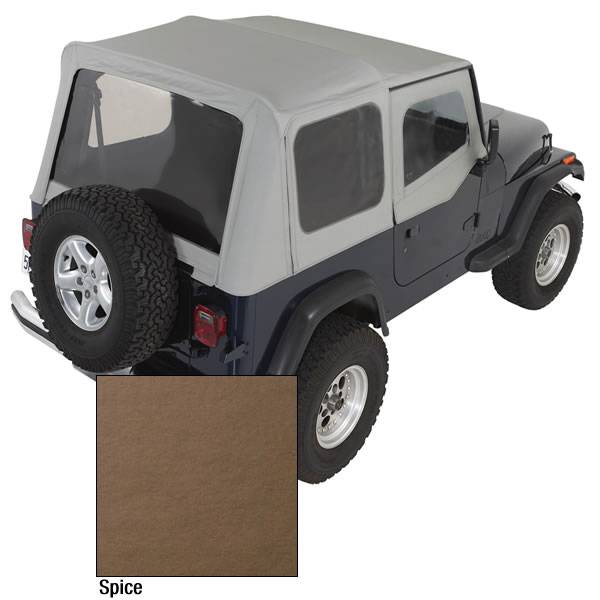 Rugged Ridge - XHD Soft Top, Spice, Tinted Windows; 88-95 Jeep Wrangler YJ