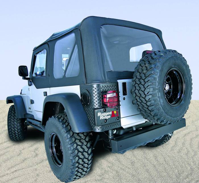 Rugged Ridge - XHD Soft Top, Black Diamond, Tinted Windows; 97-06 Jeep Wrangler TJ