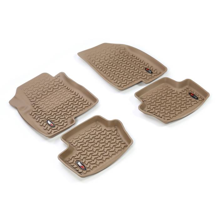 Rugged Ridge - Floor Liners, Kit, Tan; 07-16 Jeep Compass/Patriot MK/Caliber