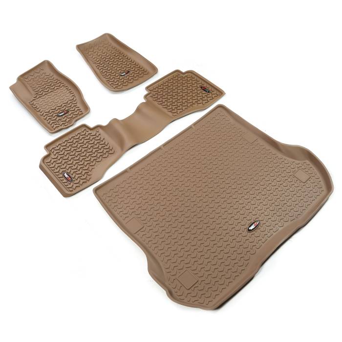 Rugged Ridge - Floor Liners, Kit, Tan; 05-10 Grand Cherokee WK
