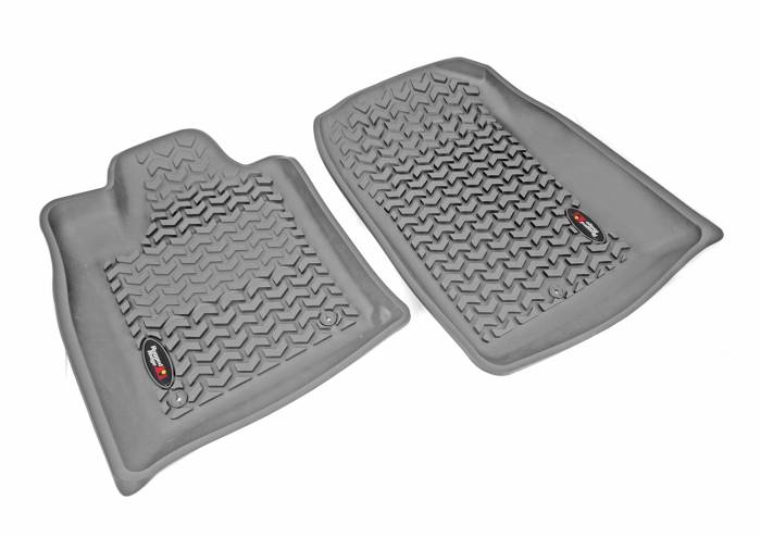 Rugged Ridge - Floor Liners, Front, Gray; 2011 Jeep Grand Cherokee WK/Dodge Durango