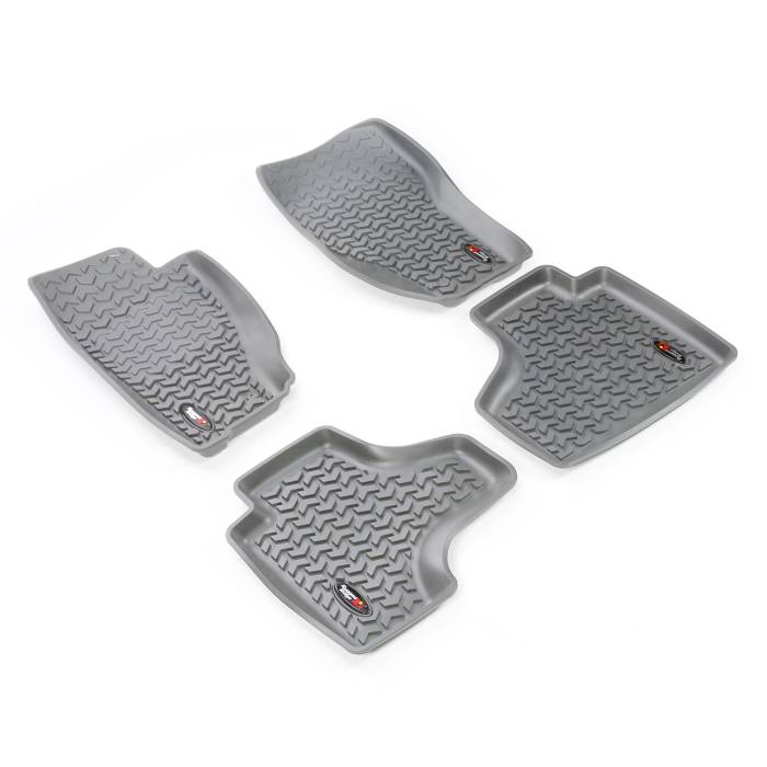 Rugged Ridge - Floor Liners, Kit, Gray; 08-13 Jeep Liberty KK