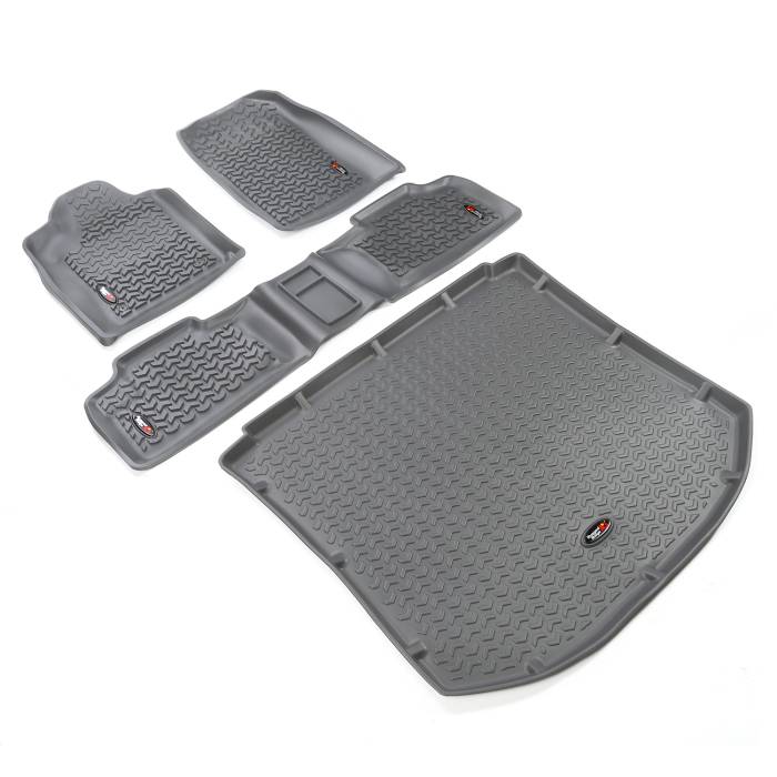 Rugged Ridge - Floor Liners, Kit, Gray; 11-16 Jeep Grand Cherokee WK