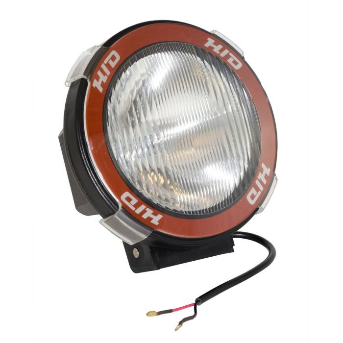Rugged Ridge - 5 Inch Round HID Off Road Light Kit, Black Composite Housing