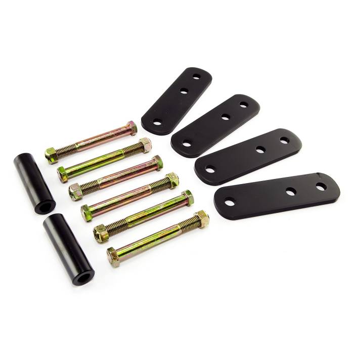 Rugged Ridge - HD Front Leaf Spring Shackles, 1 Inch Lift; 87-95 Jeep Wrangler YJ