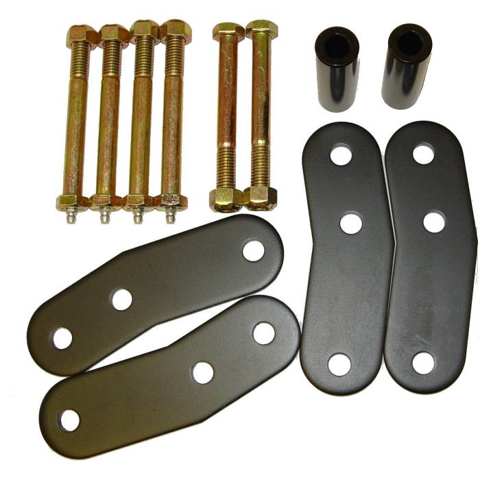 Rugged Ridge - HD Rear Leaf Spring Shackles; 87-95 Jeep Wrangler YJ