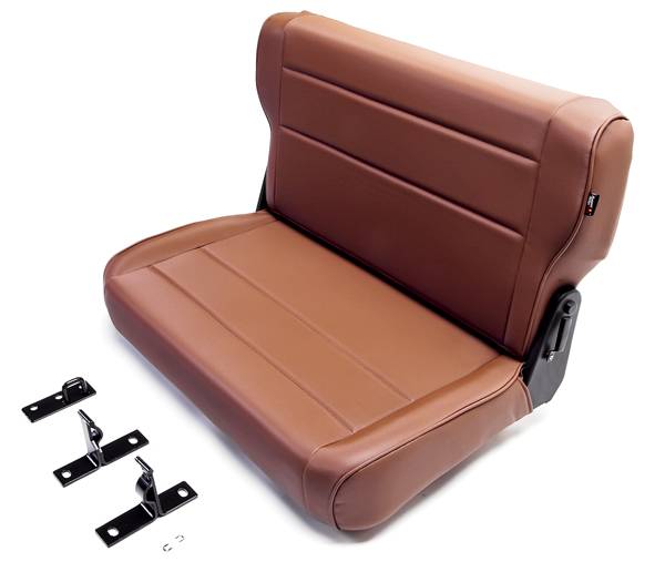 Rugged Ridge - Fold and Tumble Replacement Rear Seat; 76-95 Jeep CJ/Wrangler YJ