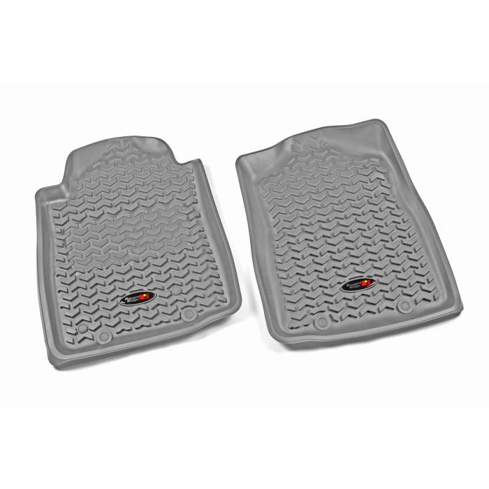 Rugged Ridge - Floor Liners, Front, Gray; 12-16 Toyota Tacoma