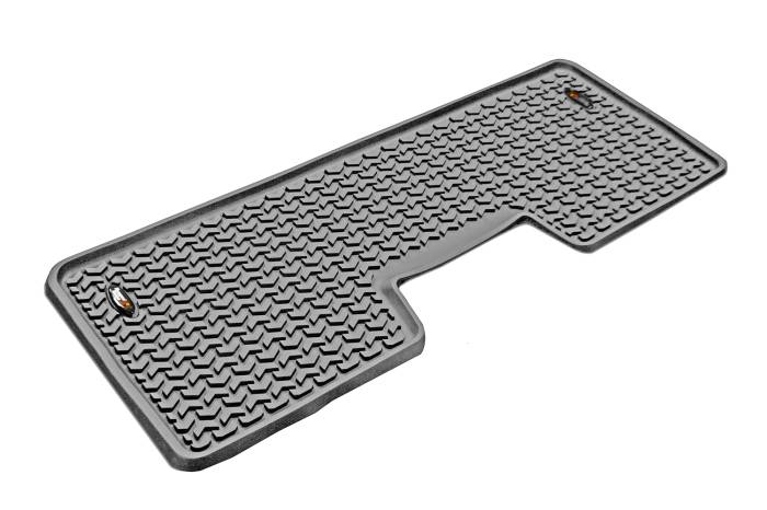 Rugged Ridge - Floor Liners, Rear, Gray; 09-14 Ford F-150 SuperCrew