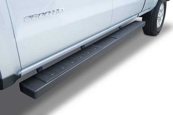 Big Country Truck Accessories - Big Country Truck Accessories - 3962205800 - 6in WIDESIDER Platinum II Textured black Side Bars Kit - 80in Long + Brackets