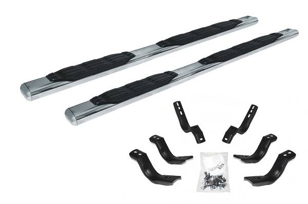 Big Country Truck Accessories - Big Country Truck Accessories - 104324876 - Fusion Series Cab length - Polished Stainless Bars + Brackets