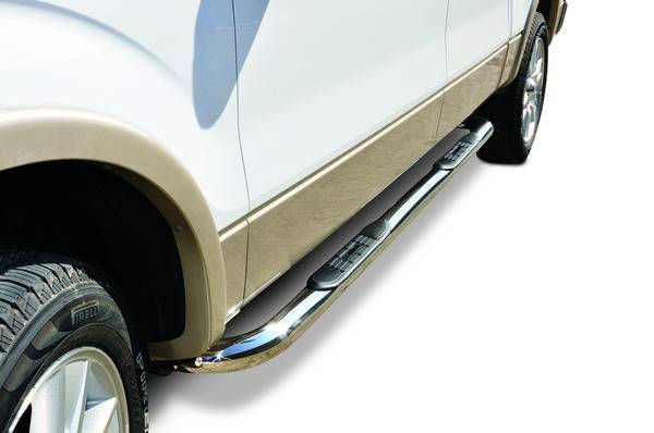 Big Country Truck Accessories - Big Country Truck Accessories - 370563 - 3in Round Classic Side Bars