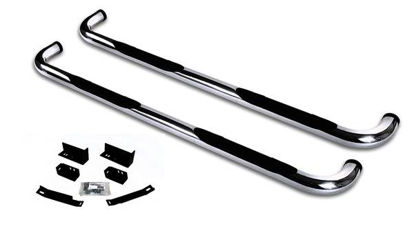 Big Country Truck Accessories - Big Country Truck Accessories - 372764 - 3in Round Classic Side Bars