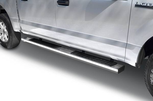 Big Country Truck Accessories - Big Country Truck Accessories - 3962269876 - 6in WIDESIDER Platinum II Stainless steel Side Bars Kit - 87in Long + Brackets