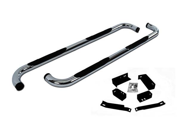 Big Country Truck Accessories - Big Country Truck Accessories - 372763 - 3in Round Classic Side Bars
