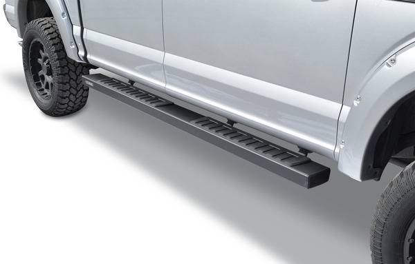 Big Country Truck Accessories - Big Country Truck Accessories - 3962269870 - 6in WIDESIDER Platinum II Textured black Side Bars Kit - 87in Long + Brackets