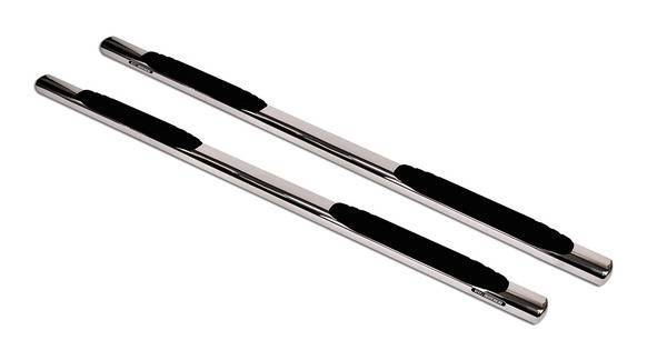 Big Country Truck Accessories - Big Country Truck Accessories - 394424876 - 4in WIDESIDER Platinum Side Bars Kit - 87in Long Stainless + Mounting Brackets