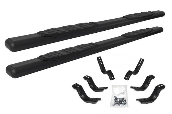 Big Country Truck Accessories - Big Country Truck Accessories - 105076800 - Fusion Series Cab length - Textured Black Bars + Brackets