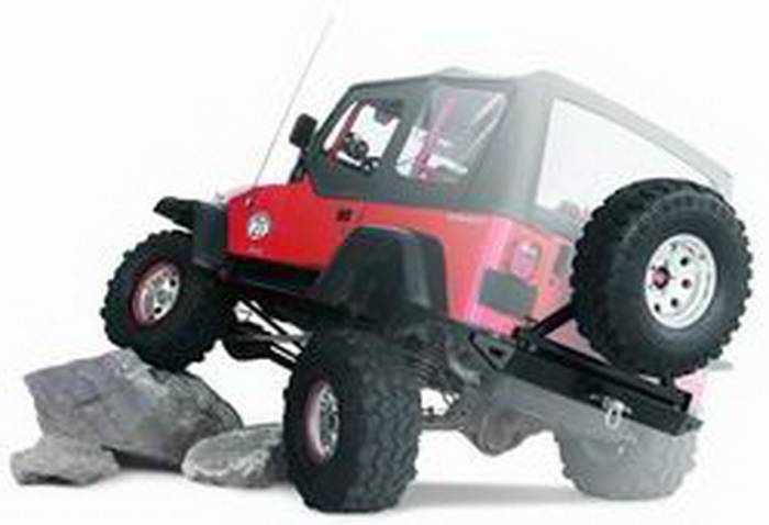 Warn - Warn Rock Crawler Rear Bumper 62947