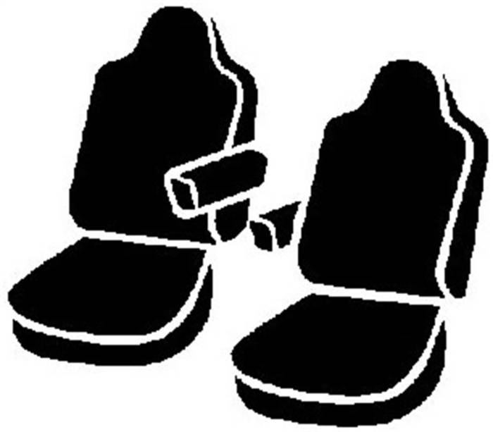 Fia - Fia Wrangler Solid Seat Cover TRS47-11 BLACK