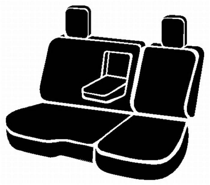 Fia - Fia Wrangler Solid Seat Cover TRS42-87 BLACK